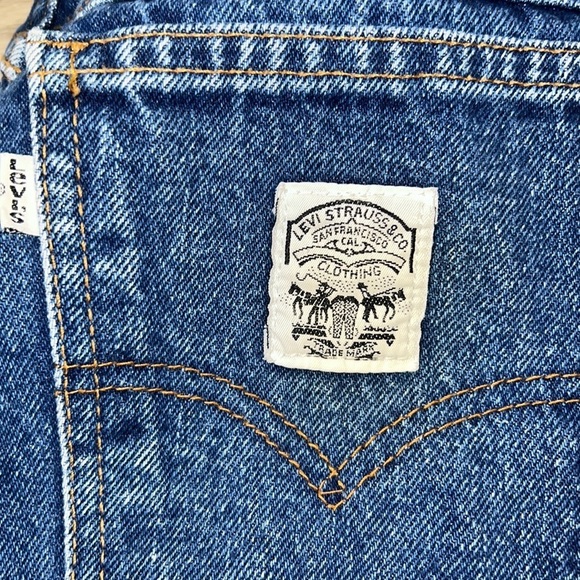 Levi’s Vintage Y2K 90’s 80’s White Label Patch Denim Jeans Size.15 - Picture 5 of 13